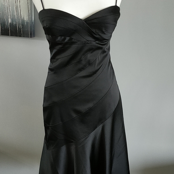 Cache little black dress satin looking size 6 - Picture 4 of 8